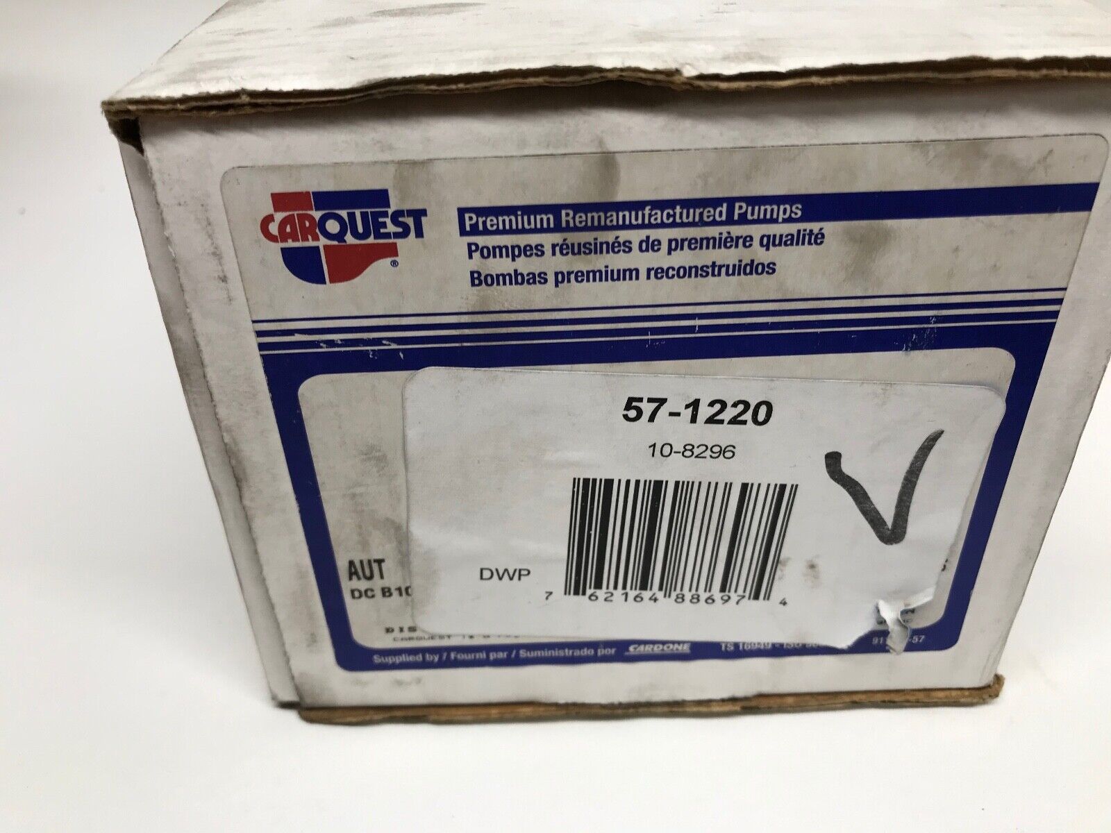 Engine Water Pump CARQUEST 57-1220 Reman for Toyota Camry, Celica, MR2, RAV4 - HotCarParts