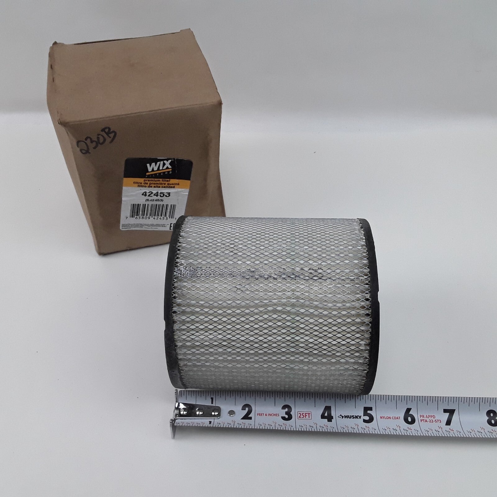 Wix 42453 Cellulose Air Filter W/ Plastic Ends 4.75" Heavy Duty High Performance