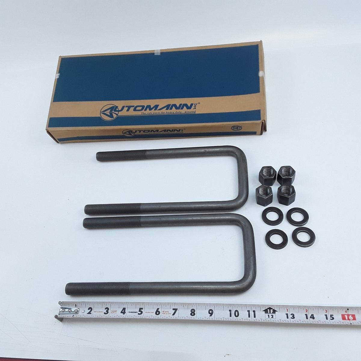 Automann AUBK8254-10 U Bolt Kit Assembly Square 3/4 in. x 4 in. x 10 in.