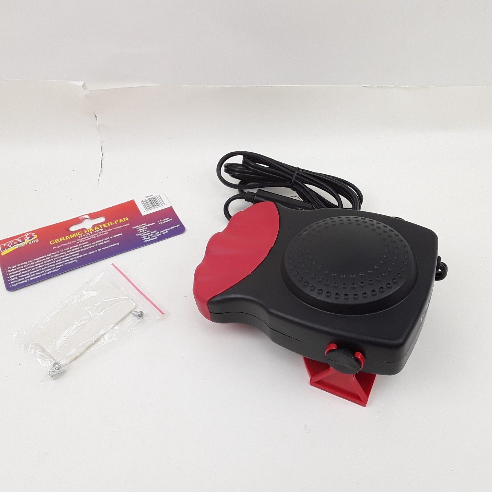 Kats 37650 12 Volt Interior Heater Ceramic For Car Truck Tractor UTV Van Semi