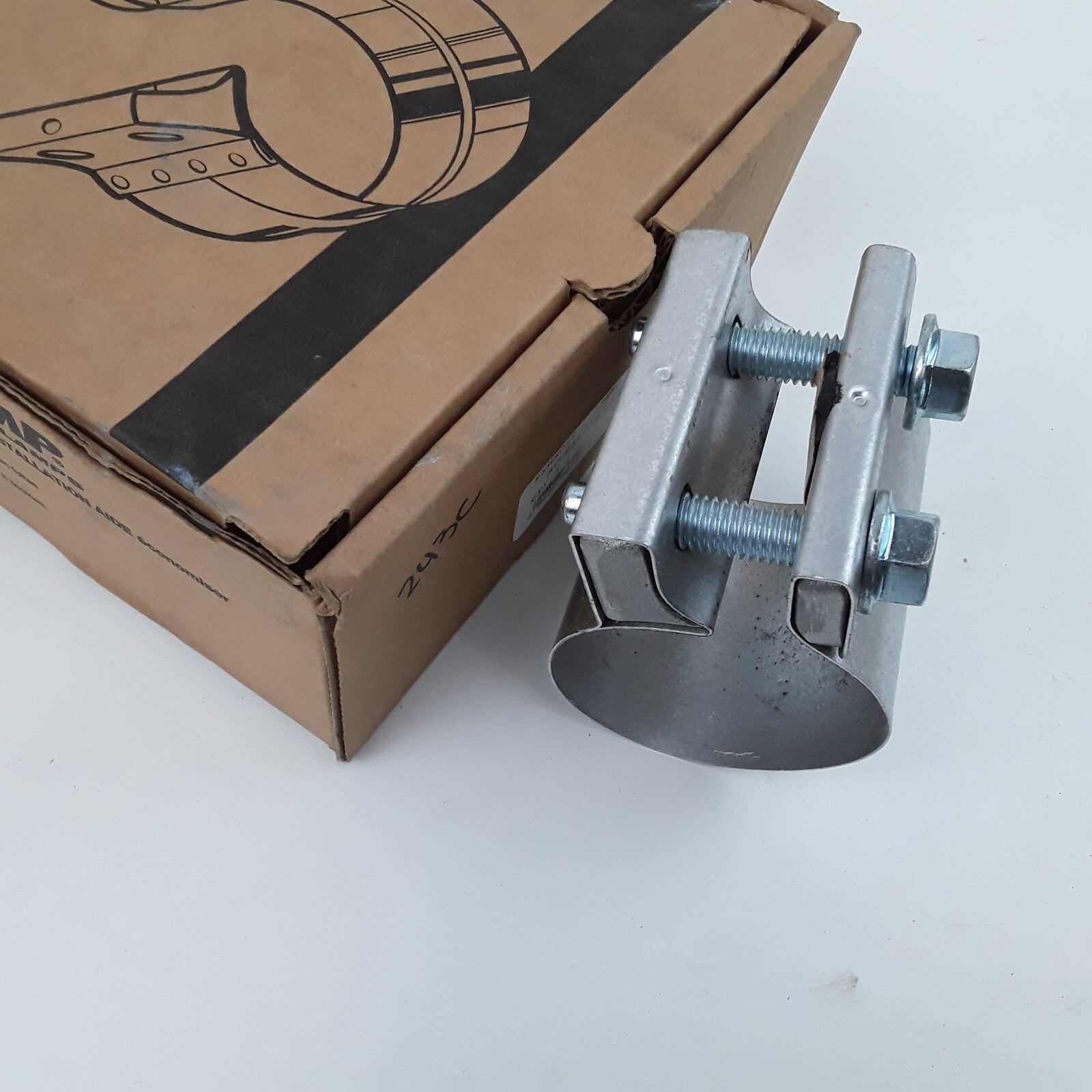 Mega-Clamp Car Truck Universal Fit Premium Exhaust Clamp Steel Width 3.000 in