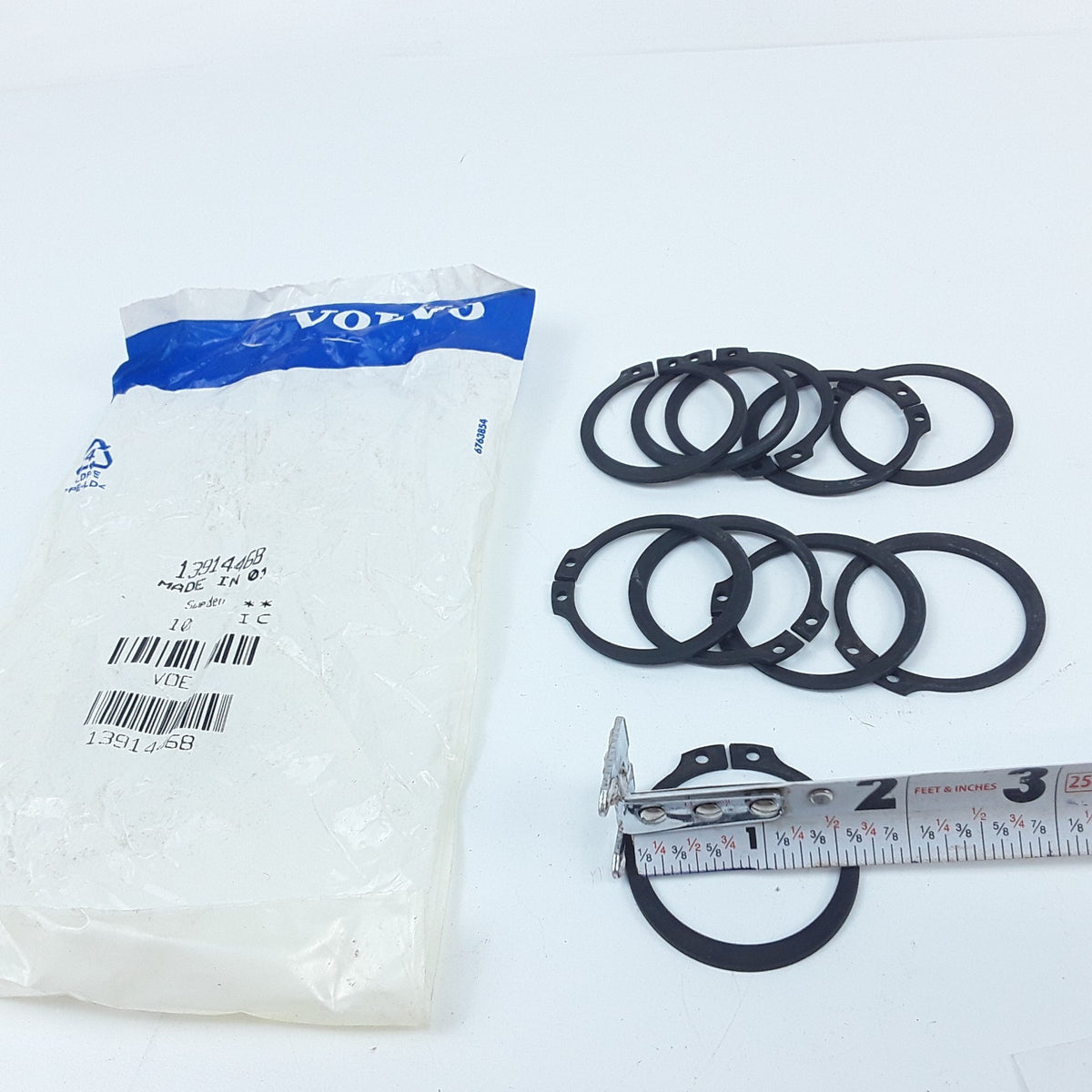 Volvo 13914468 Snap Ring Fits Volvo ECR25D ECR35D EW60C A20 A40D L105 L90 L60F
