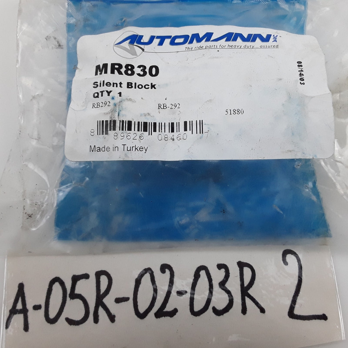 Automann MR830 Silent Block Assembly Fits Kenworth Peterbilt Heavy Duty Trucks