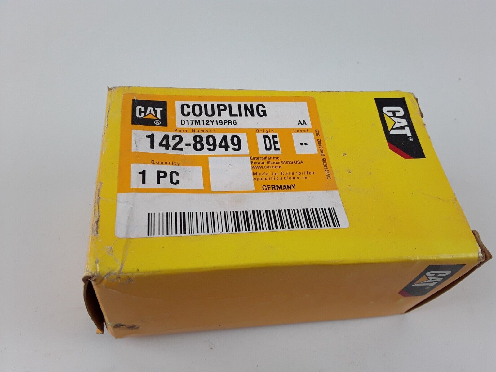 GENUINE CAT 142-8949 COUPLING QUICK DISCONNECT 613C II 613G 226B 242B 248B 256C - HotCarParts