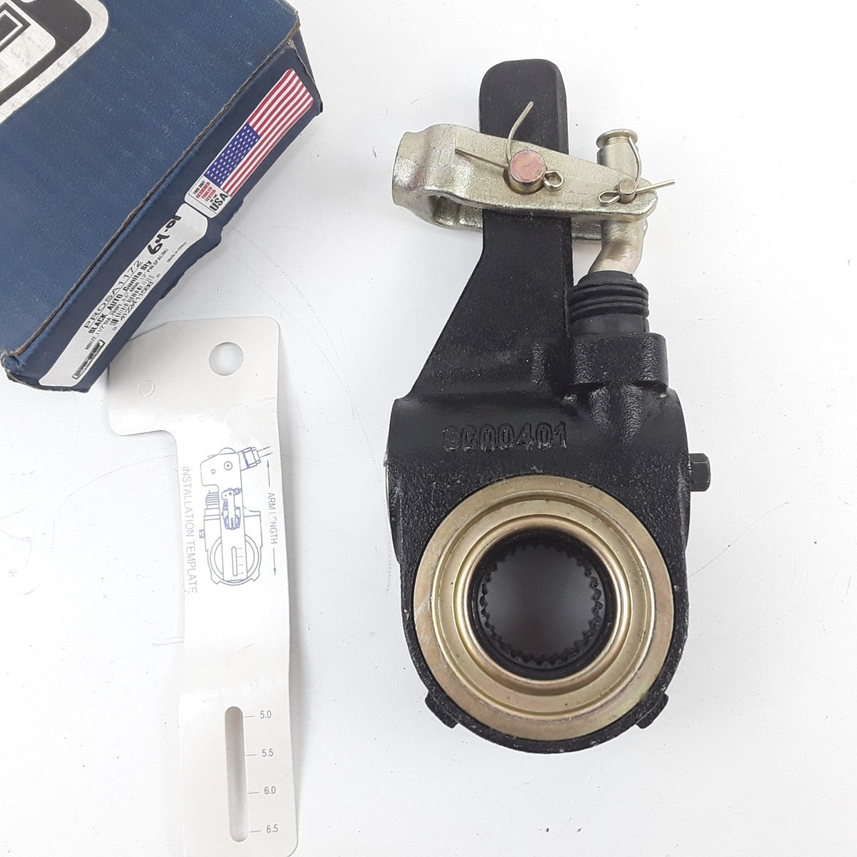 Automatic Slack Adjuster Straight 1-1/2"-28 Spline 5-1/2" Steer & Drive Axle