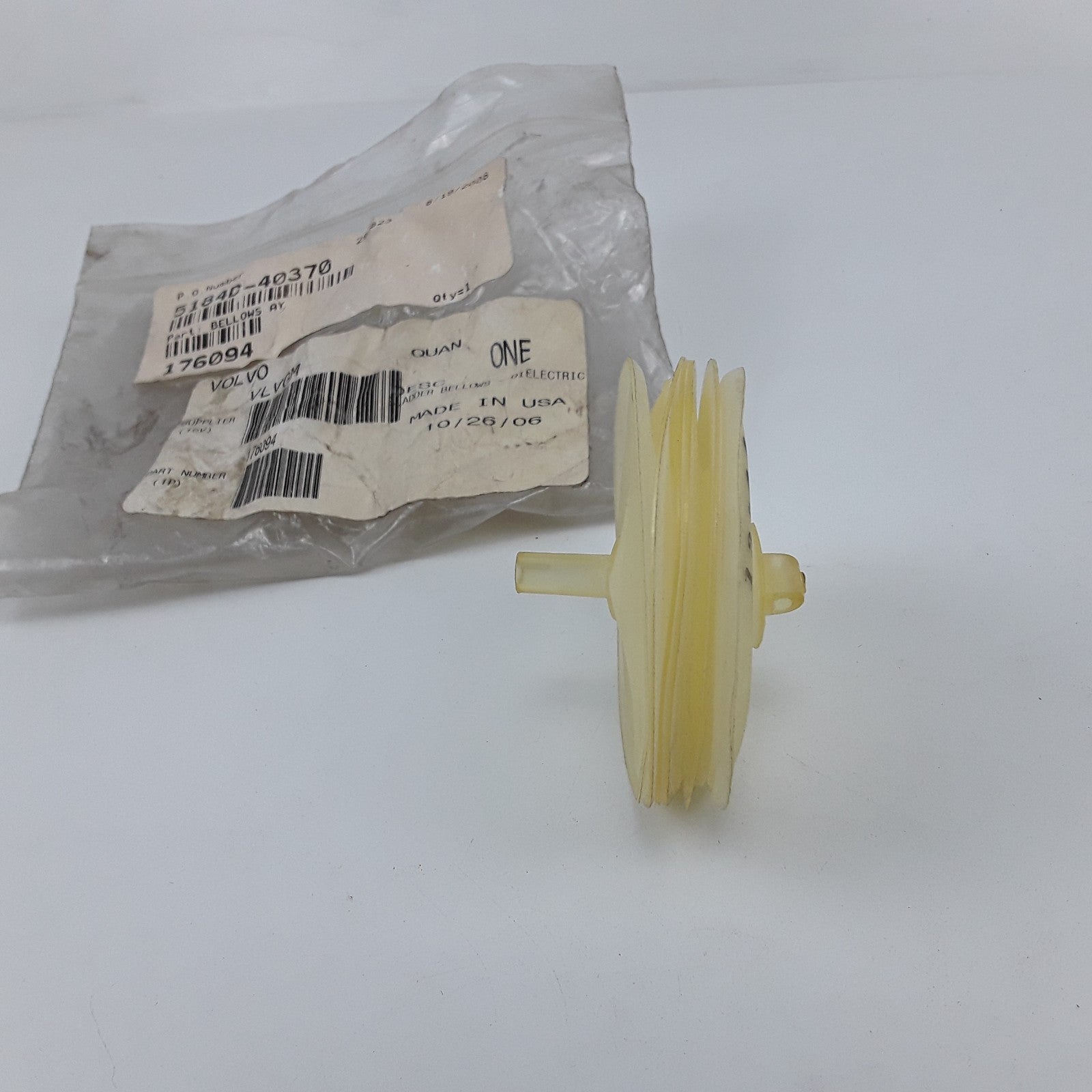 Volvo 176094 Bladder Bellows Dielectric AY Assembly For Volvo Trucks