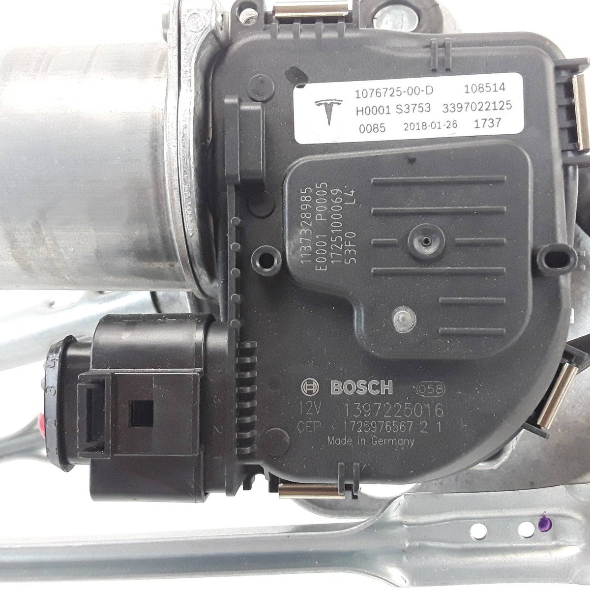For Tesla Model 3 Front Windshield Wiper Motor Module 1076725-00-D Genuine OEM