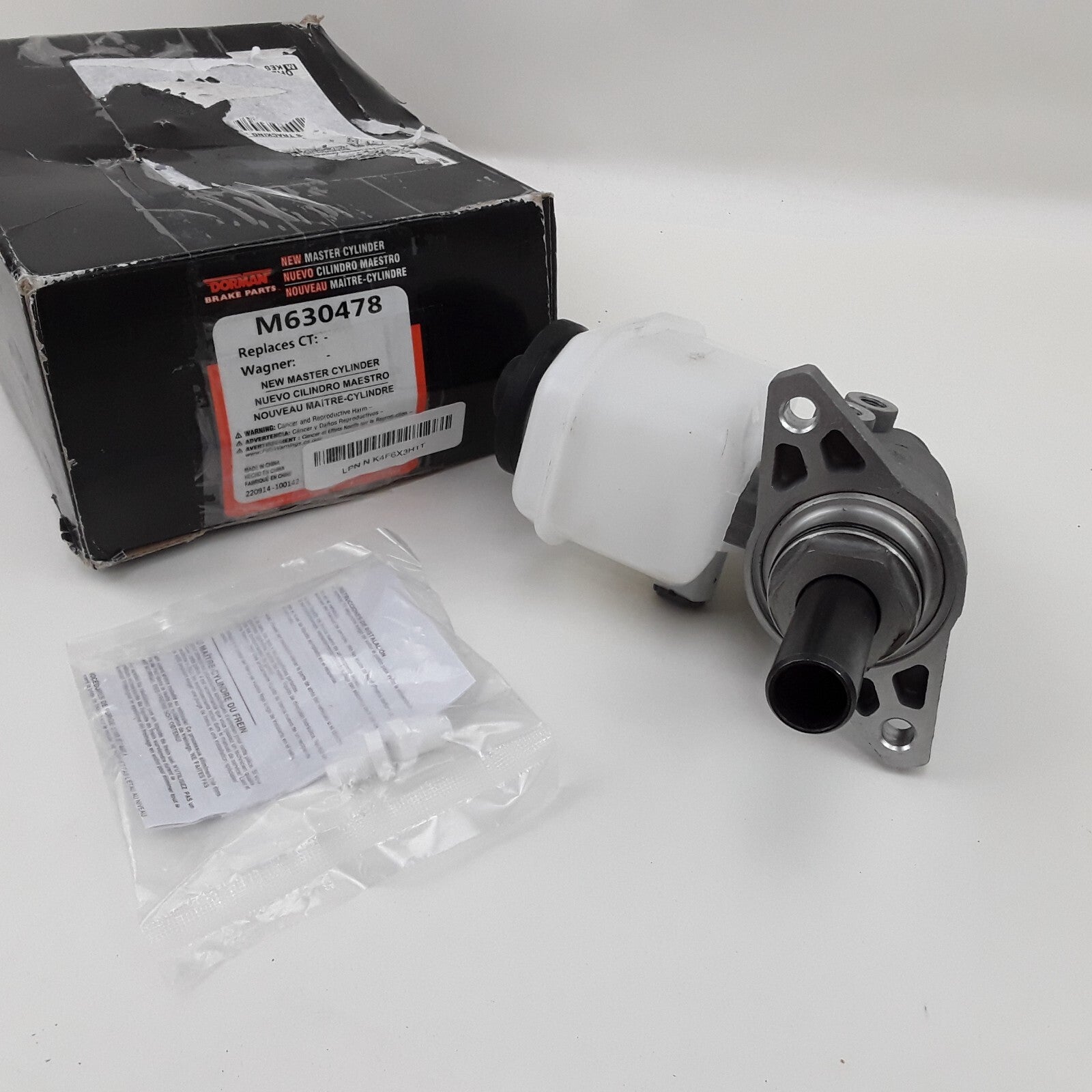 Dorman M630478 Brake Master Cylinder Fits Toyota Tacoma (2005 2006 2007)