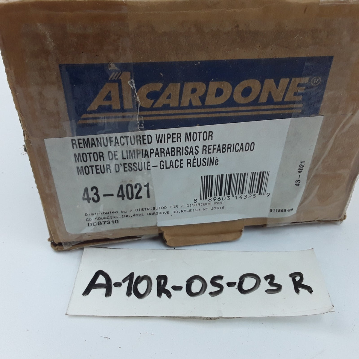 Cardone 43-4021 Windshield Wiper Motor Fits Honda 1999 2000 2001 2002 2003 2004