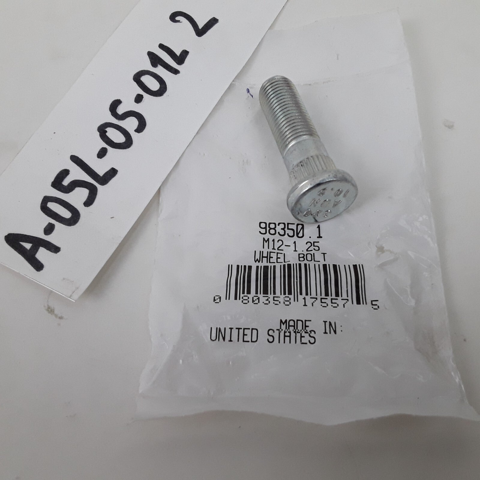 Dorman 98350.1 Chrome Wheel Bolt M12-1.5 β Car Truck Stud Lug Hardware