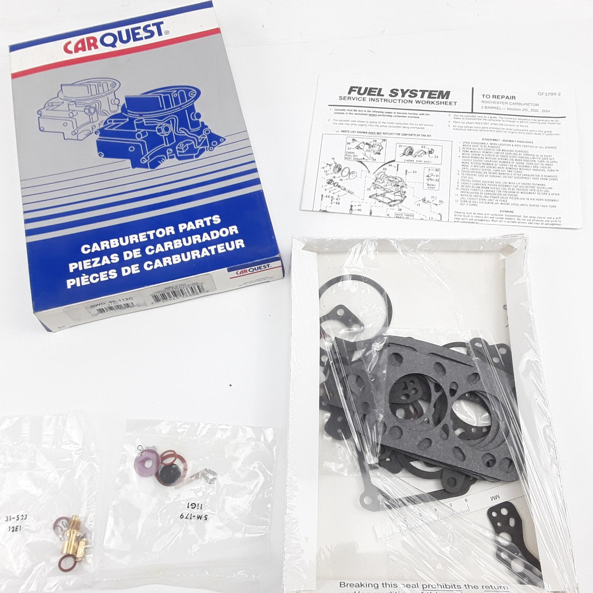 Carburetor Repair Kit Fits Buick Oldsmobile Cadillac Pontiac Chevrolet 1955-1969