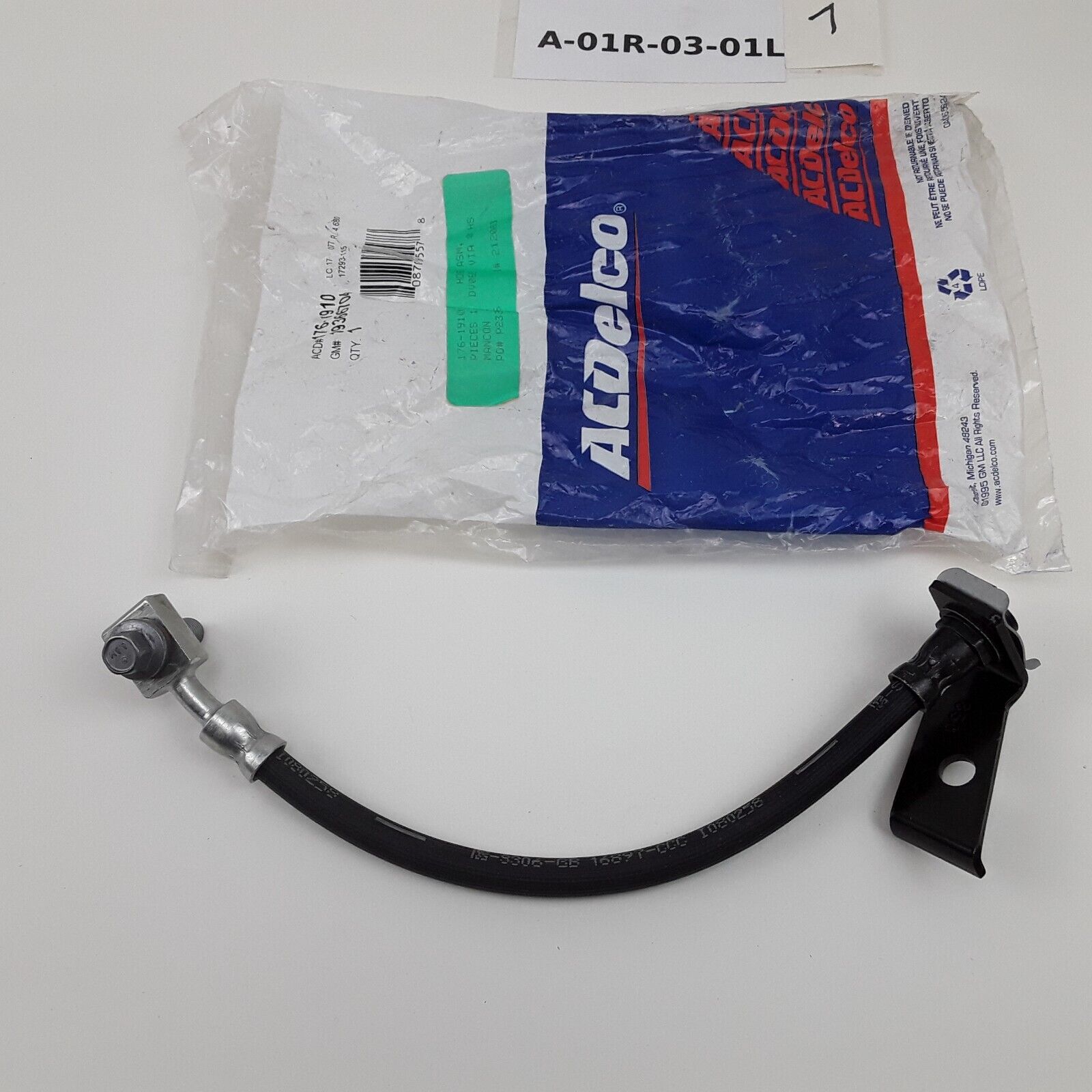 GM ACDelco 176-1910 Hydraulic Brake Hose For Cadillac, Chevrolet, GMC 2000-2006