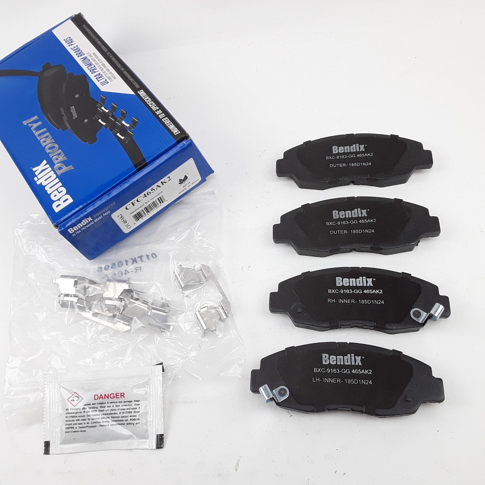 Disc Brake Pad Set-Priority One Ceramic Fits Acura EL 1997-04 Honda Civic 97-11