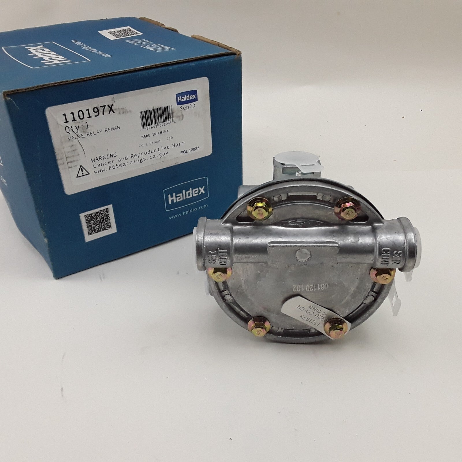 Haldex 110197X - LikeNu Sealco Air Brake Relay Valve For Heavy Duty Car Truck