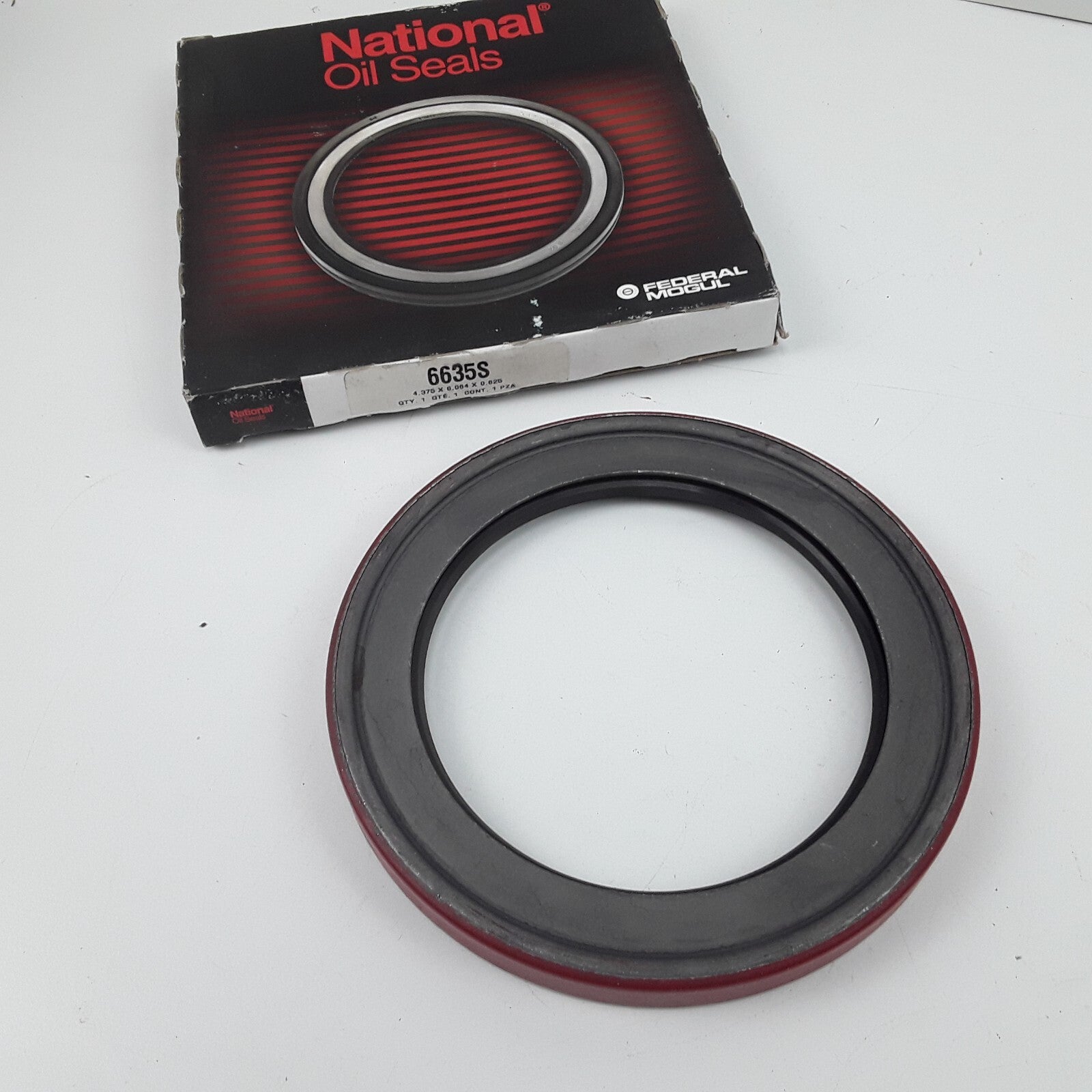 National Seals 6635S Oil Seal Heavy Duty High Performance Fits Trucks Trailers