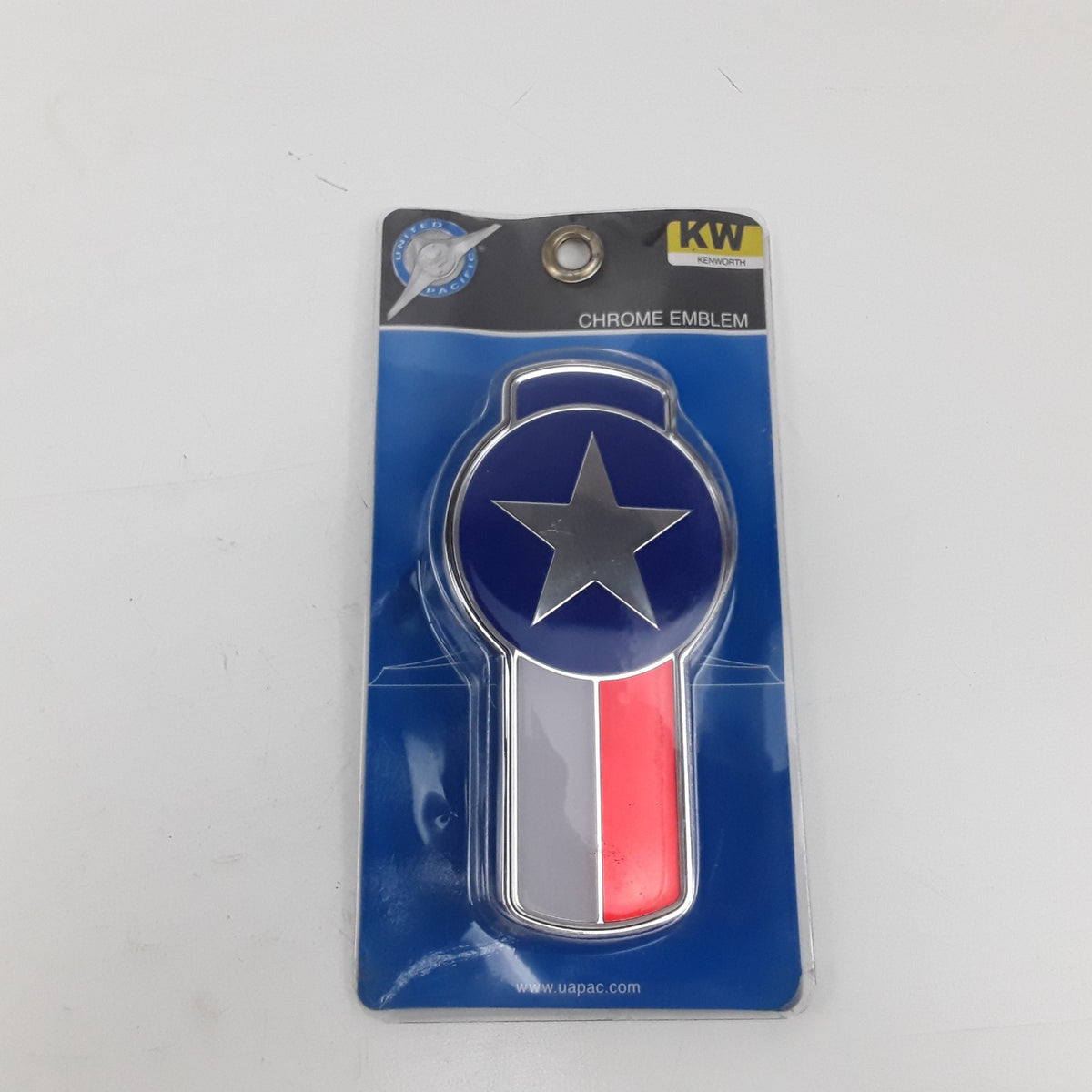 Emblem Chrome Die Cast Texas Flag Fits Kenworth C500 K270 K100 K370 1981-2025