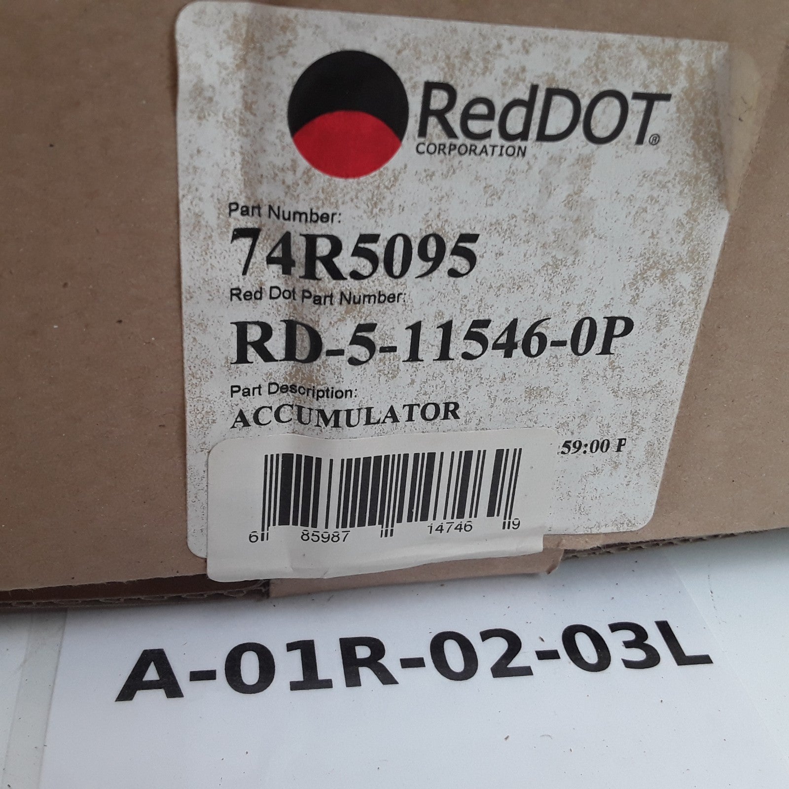Red Dot 74R5095 A/C Accumulator Fits Ford LT9501 Sterling Truck A9522 1996-2010