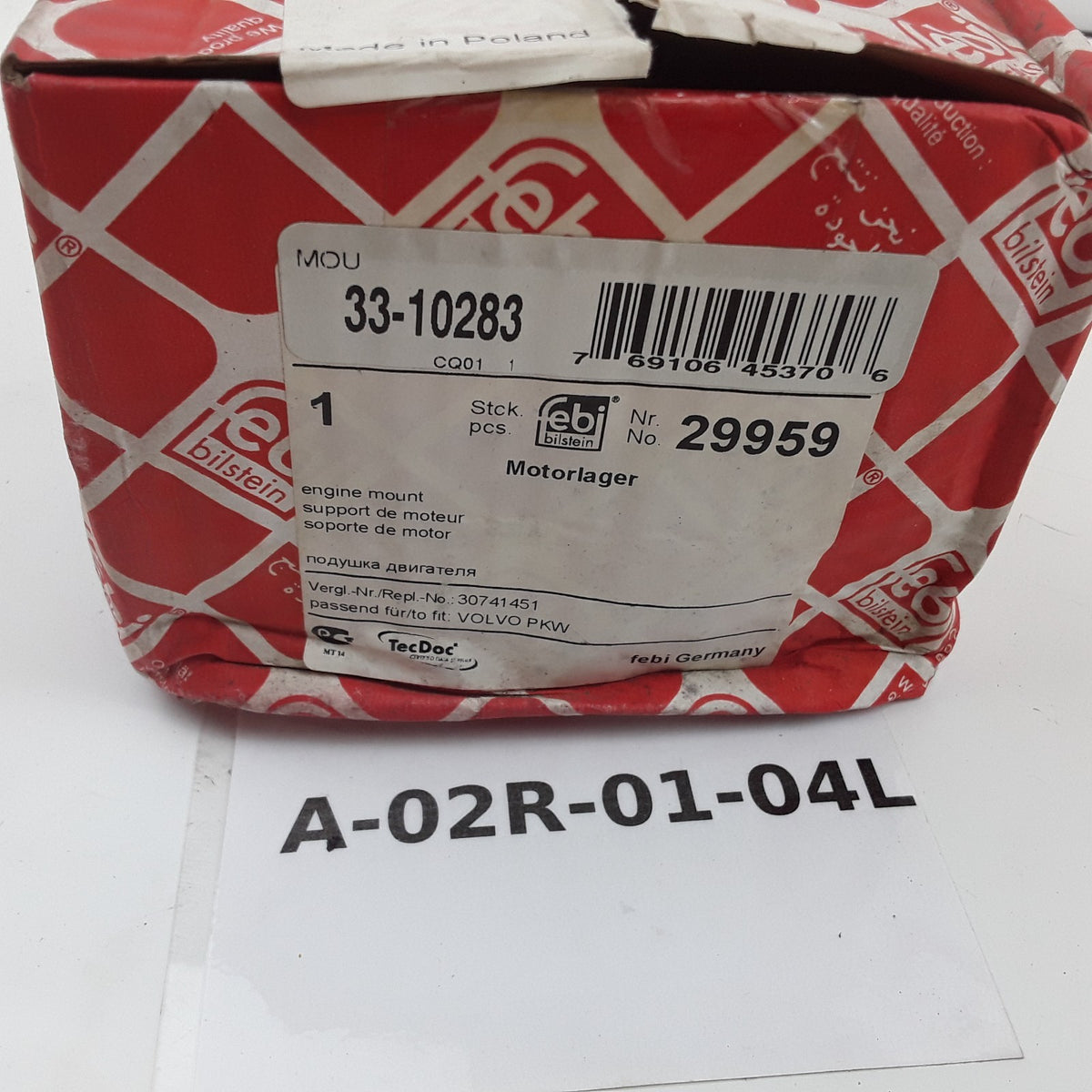 Febi 29959 Right Engine Mounting Fits Volvo XC90 (2002 2003 2004 2005 2006-2014)