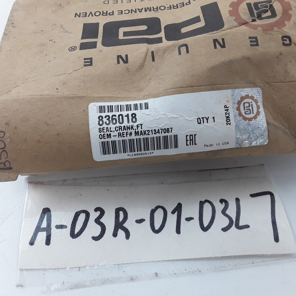 PAI 836018 Engine Crankshaft Seal Assembly Fits Volvo Renault Mack Trucks