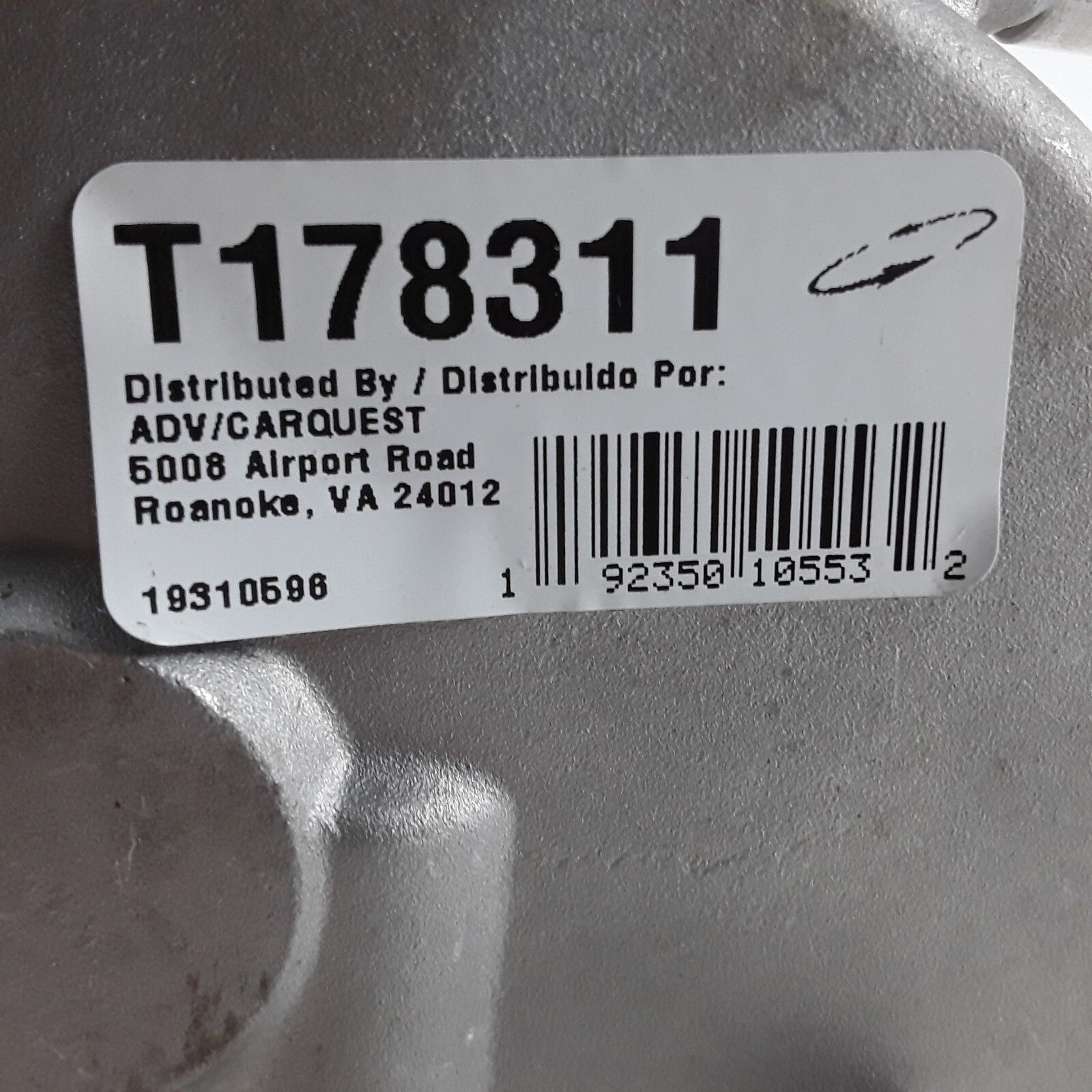 Carquest Premium T178311 A/C Compressor Fits Kia Rondo 2007 2008 2009
