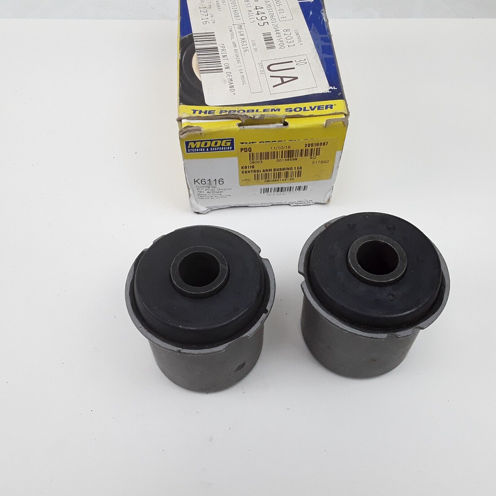 Moog K6116 Control Arm Bushing Kit for Buick, Cadillac, Chevy, Olds, Pontiac
