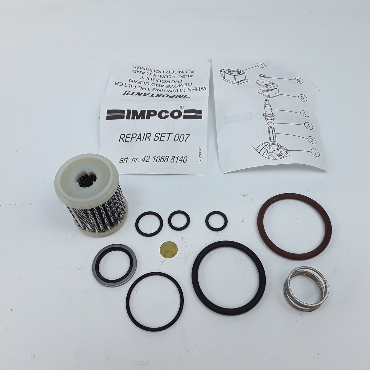 IMPCO Repair Set 007 42 1068 8140 LPG Gas Filters Fits Heavy Duty Forklifts