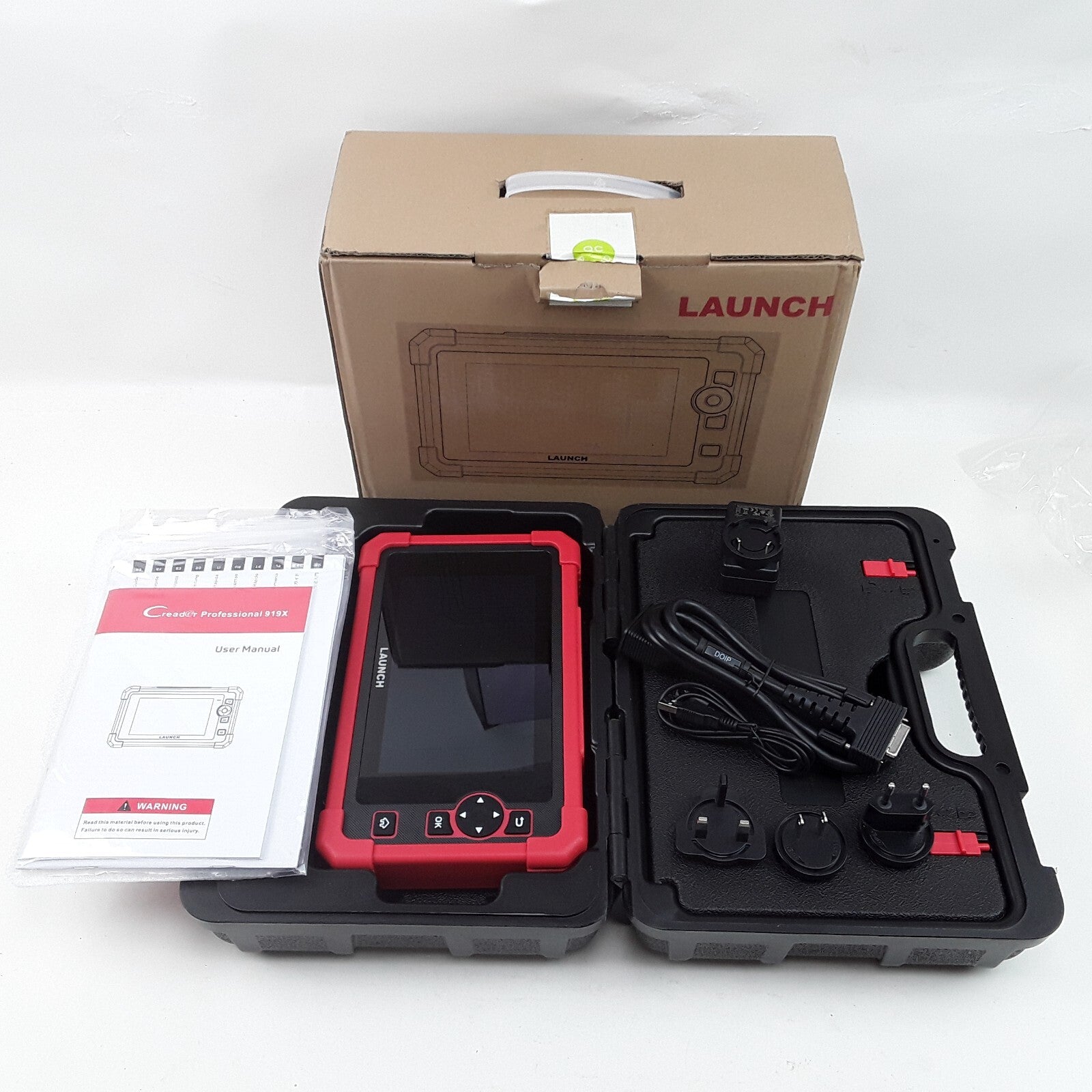 Launch 919X Professional Diagnostic Tool Black Red Code Reader for All Cars