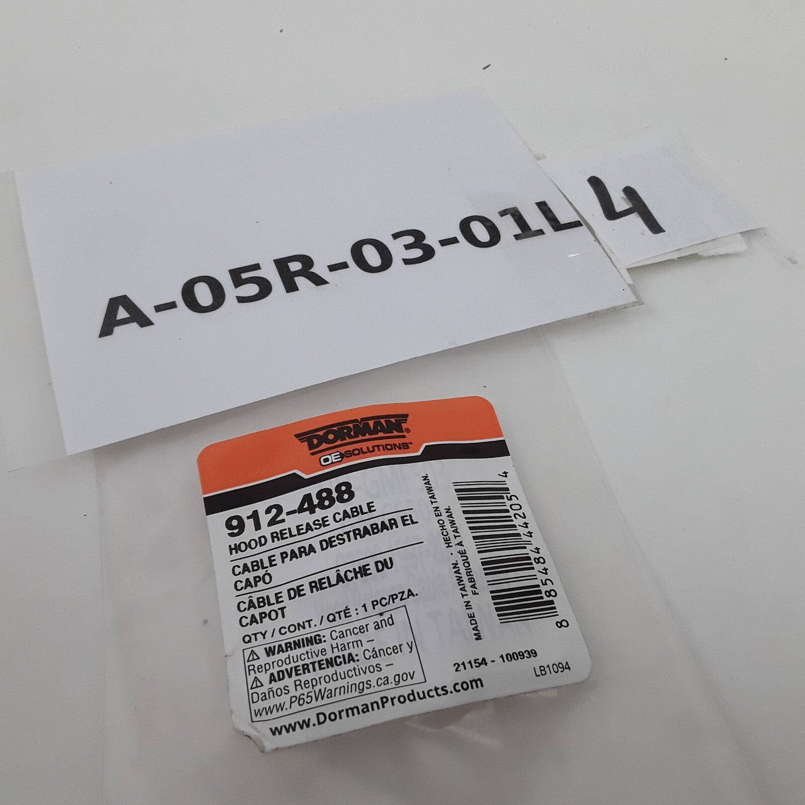 Dorman Hood Release Cable Fits Chevrolet C7500 Kodiak GMC C7500 Topkick 1997-02