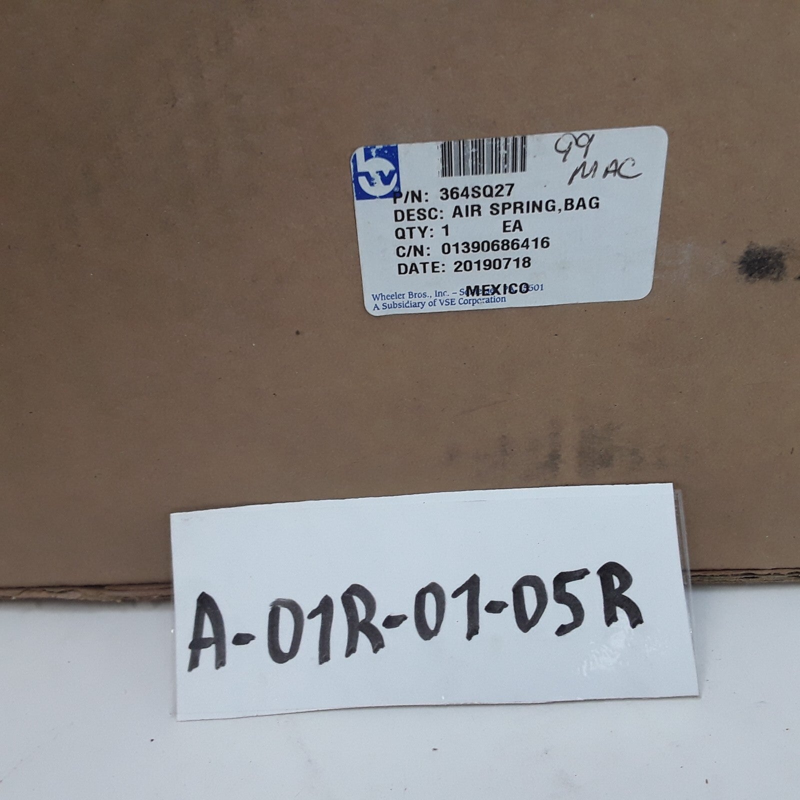 Goodyear 364SQ27 Heavy Duty Car Suspension Air Spring Bag For Mack Trucks
