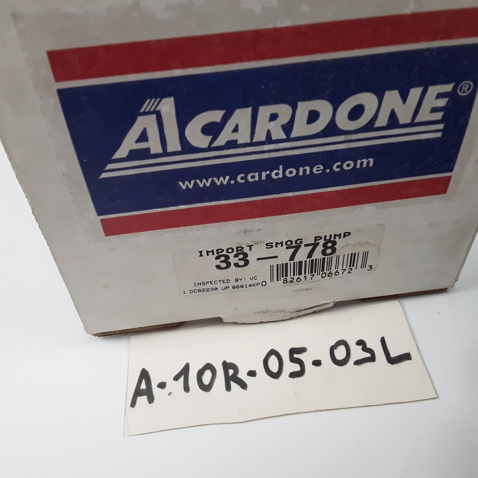 Cardone 33-778 Secondary Air Injection Pump Fits Toyota Pickup (1988 - 1990)