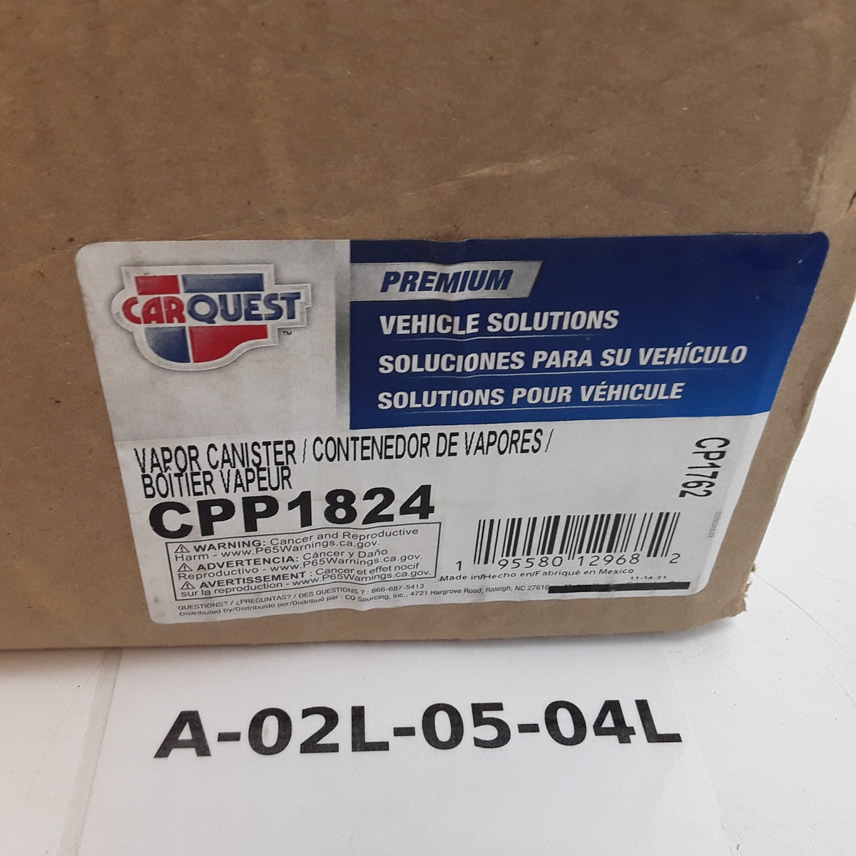 Carquest CPP1824 Premium Vapor Canister Fits Mazda Tribute 2010-2011 2.5L L4