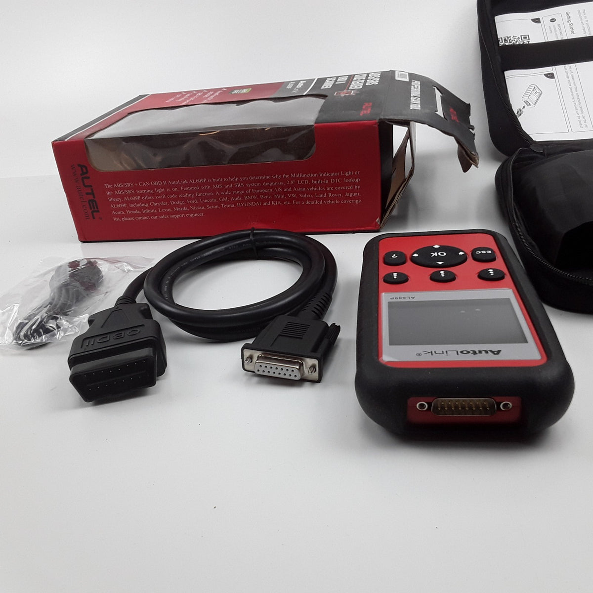 Autel AutoLink AL609P ABS/SRS Code Reader OBD II Full Functions Data Printing