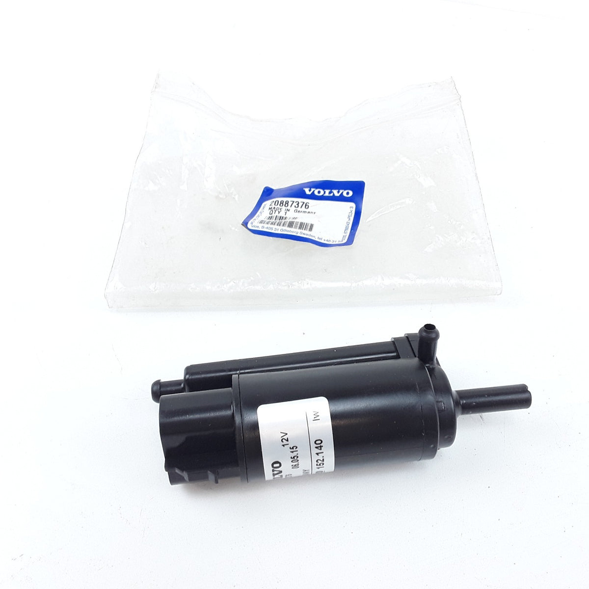 Windshield Washer Pump 20887376 For Volvo VNL 300, 430, 610, 660, 670 (Gen 2)