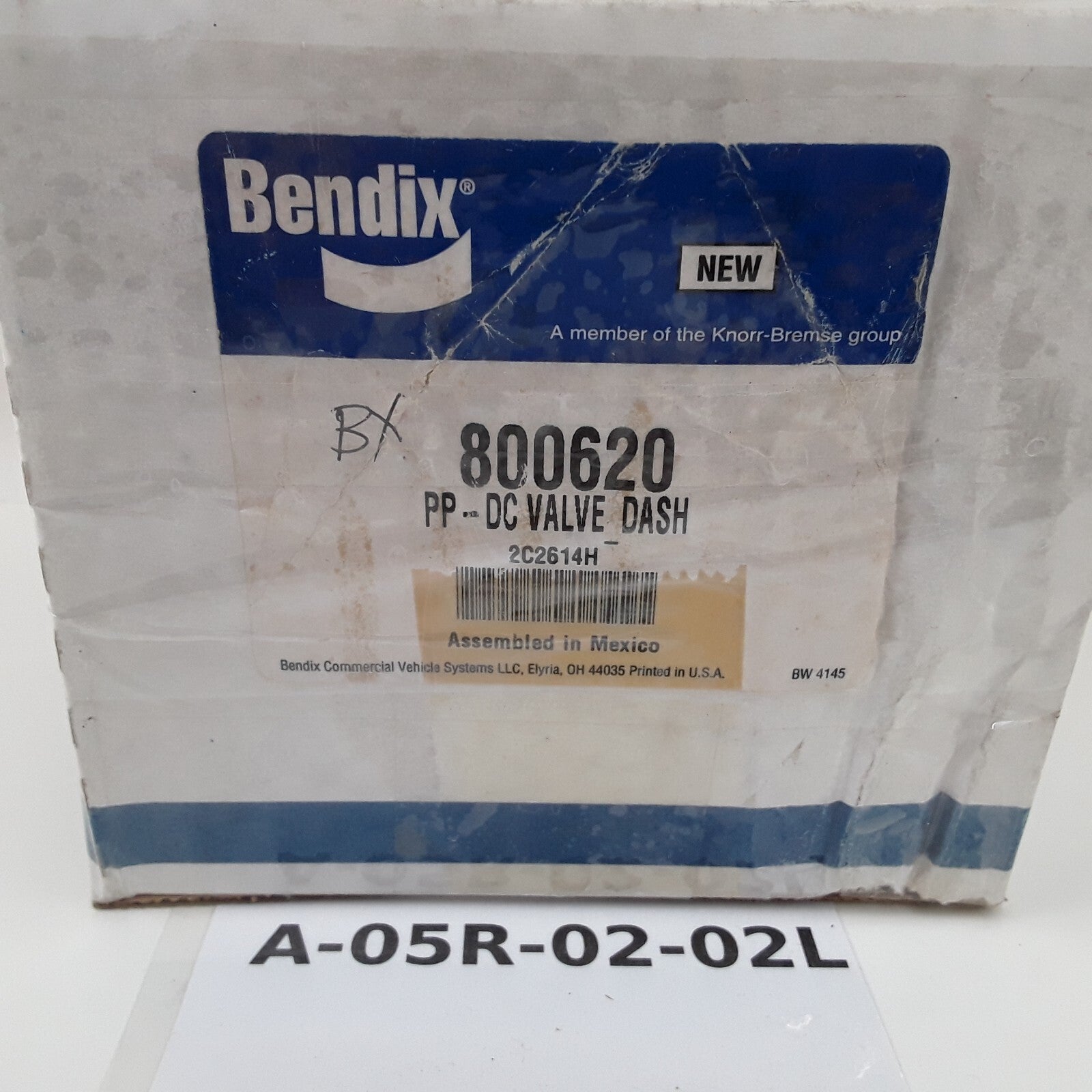 Bendix 800620 PP DC Air Brake Park Control Double Check Valve Dash Push-Pull
