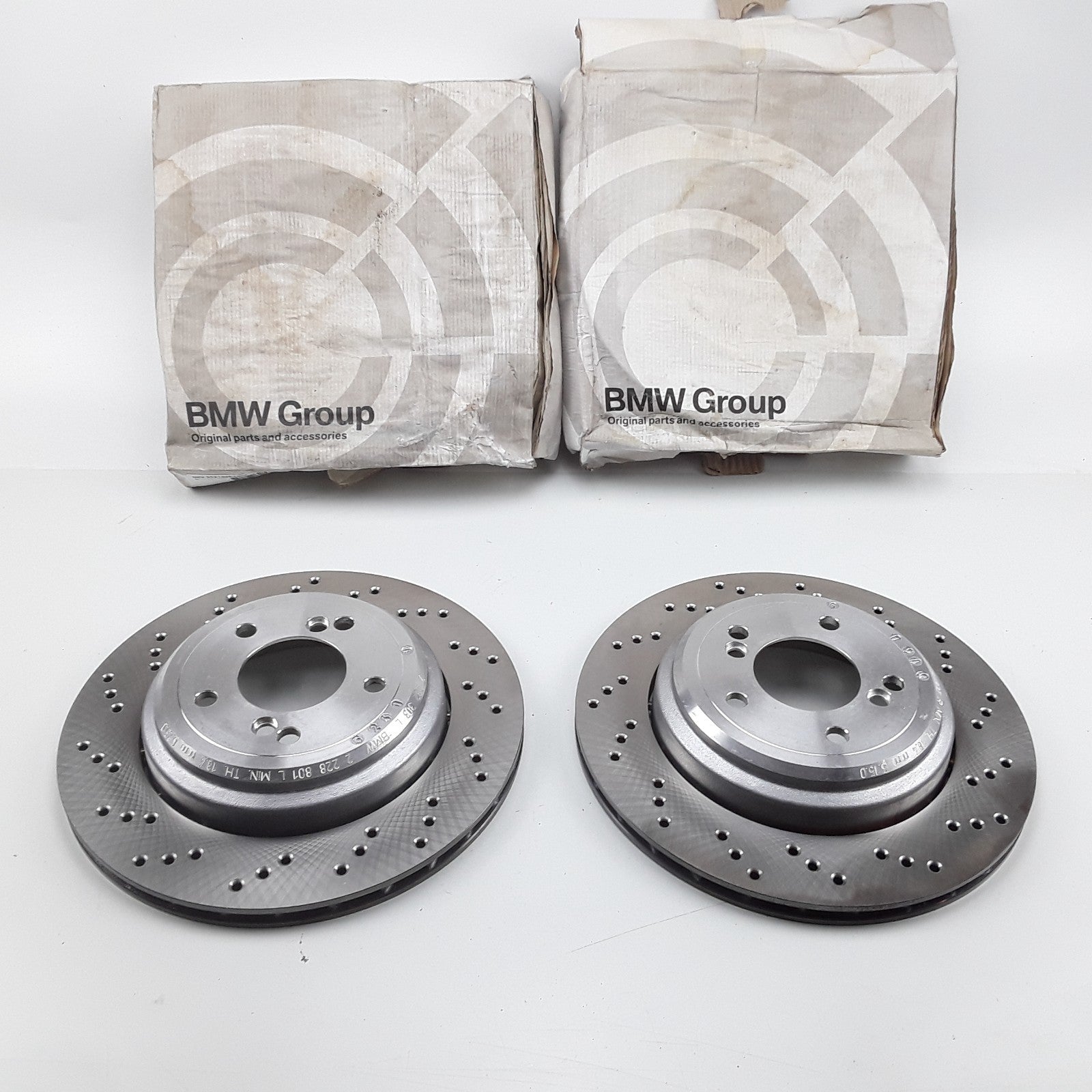 OEM Genuine Pair Disc Brake Kit Rotors Fits BMW Z4 M3 2001, 2005 2006 2007 2008