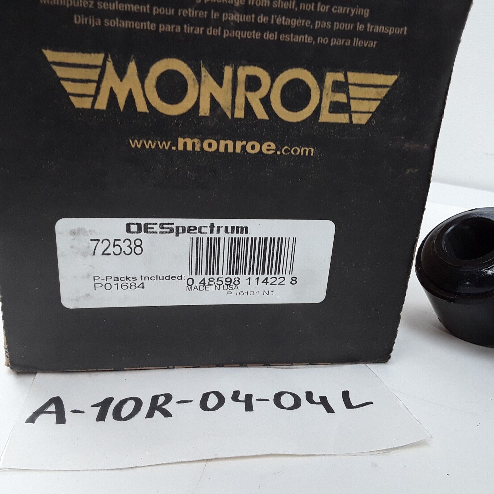 Monroe 72538 Black Rear OESpectrum Suspension Strut For Ford, Mercury 2005-2009