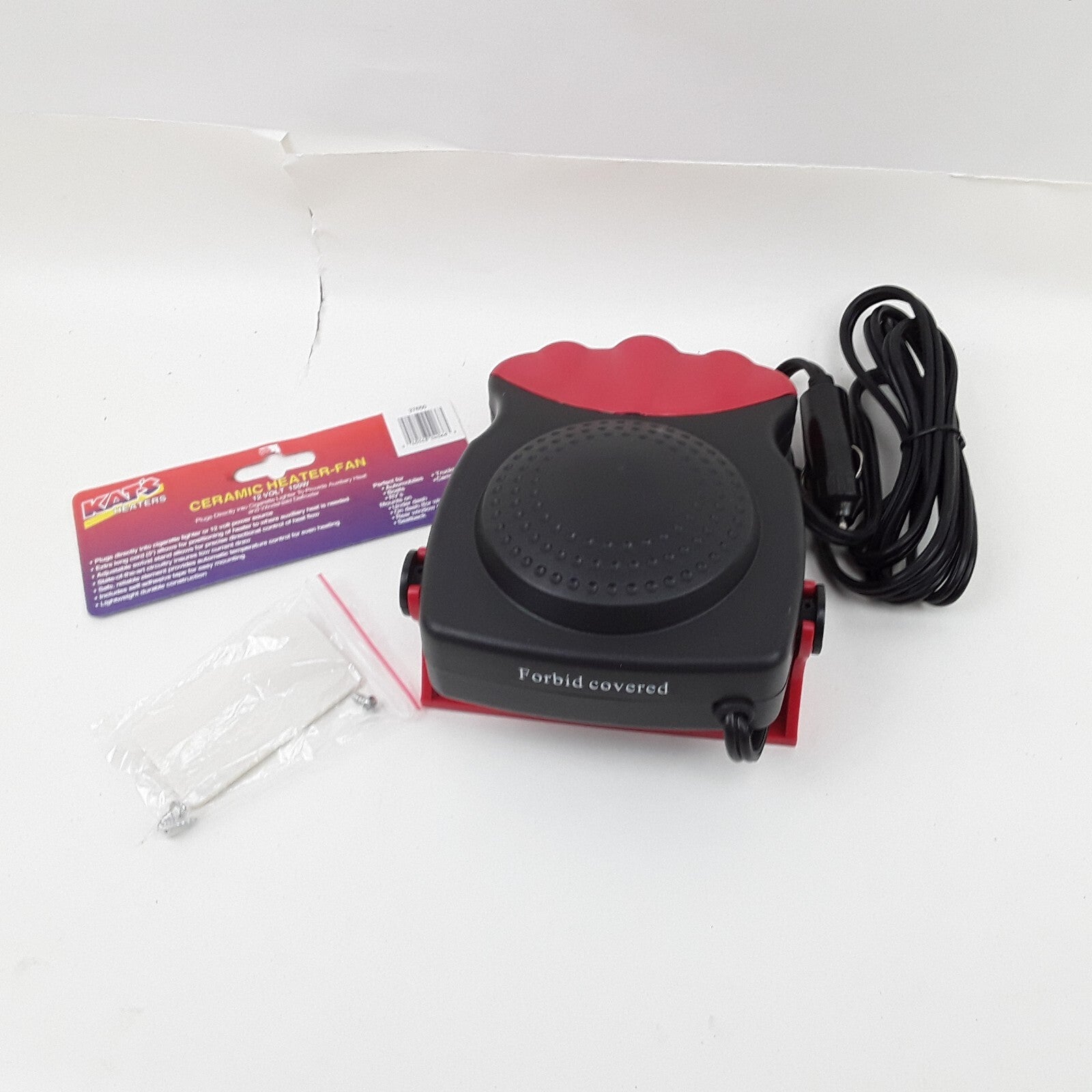 Kats 37650 12 Volt Interior Heater Ceramic For Car Truck Tractor UTV Van Semi