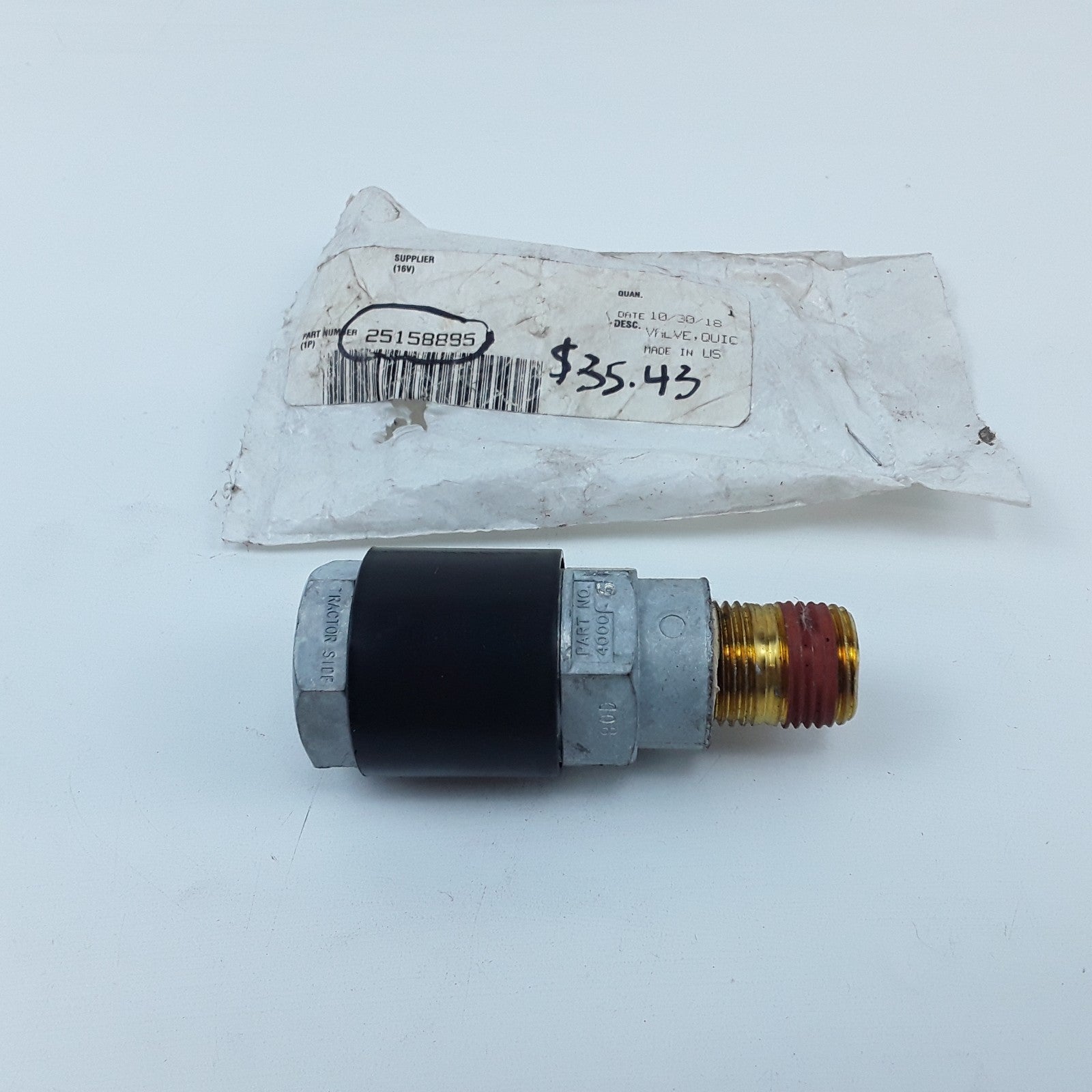 Air Brake Quick Release Valve For Mack Volvo VNL & VNM B & R Model Trucks