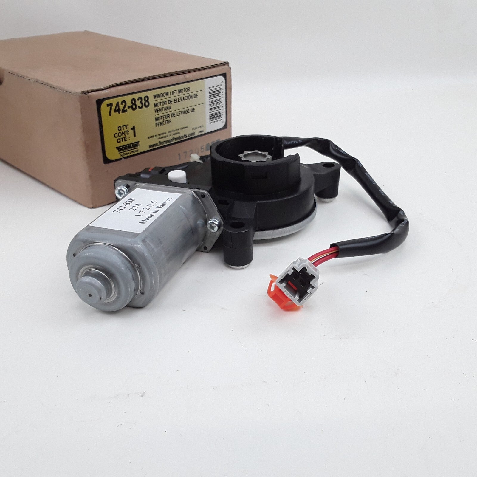 Dorman 742-838 Rear Right Power Window Motor Fits Honda Civic (2001 2002-2005)