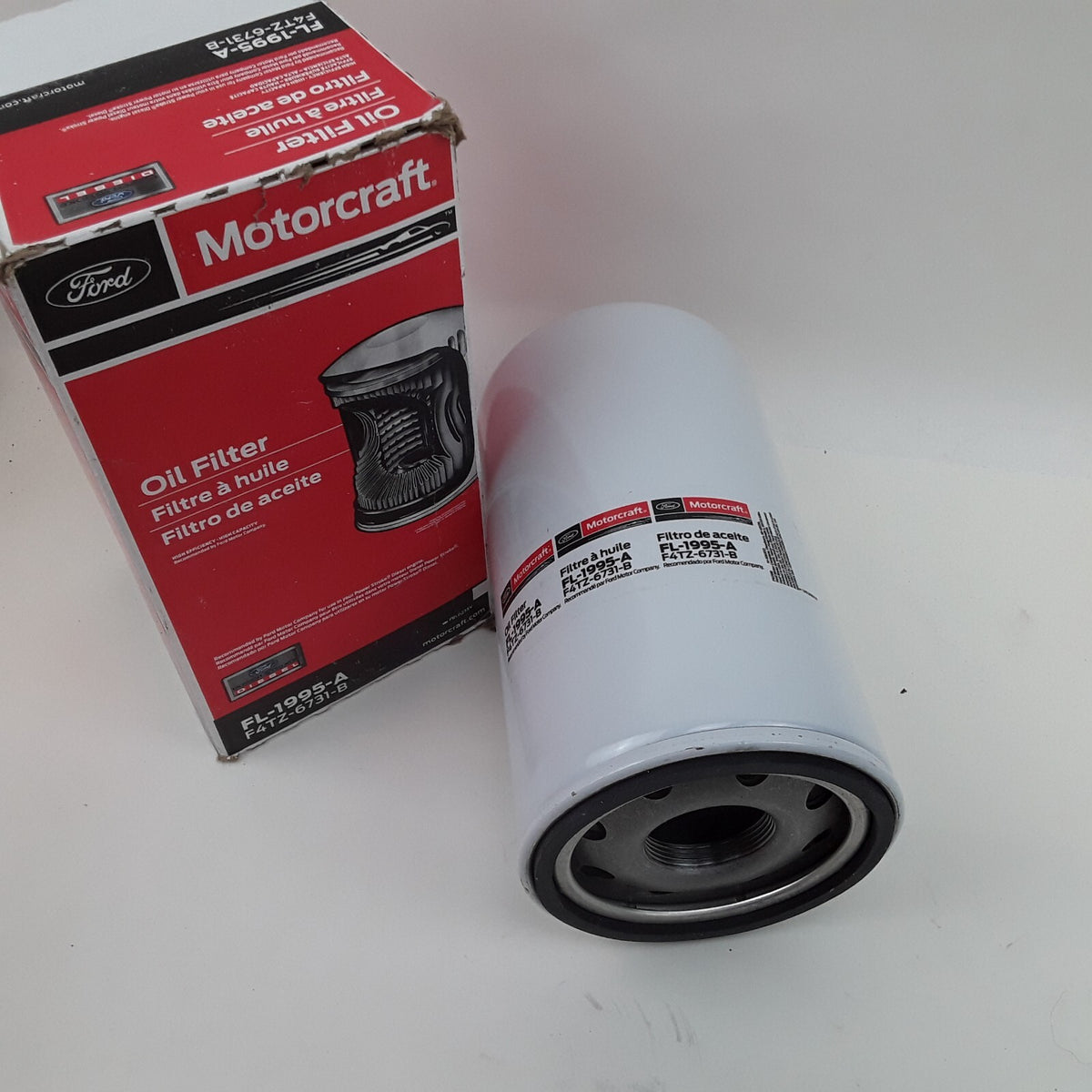 Motorcraft FL-1995A Engine Oil Filter Fits Ford Excursion F-250 F-350 1994-2003