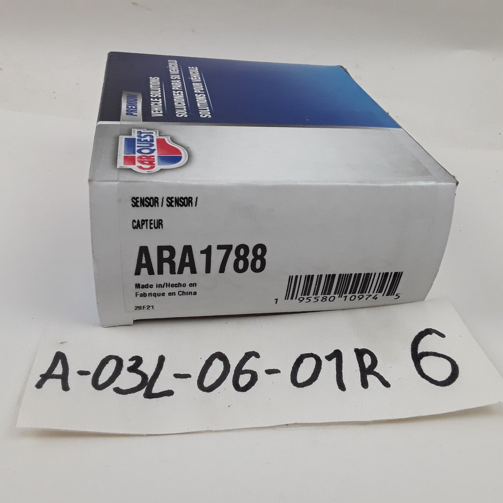 Carquest ARA1788 ABS Speed Sensor Fits Nissan Frontier (2005-2015, 2017-2023)