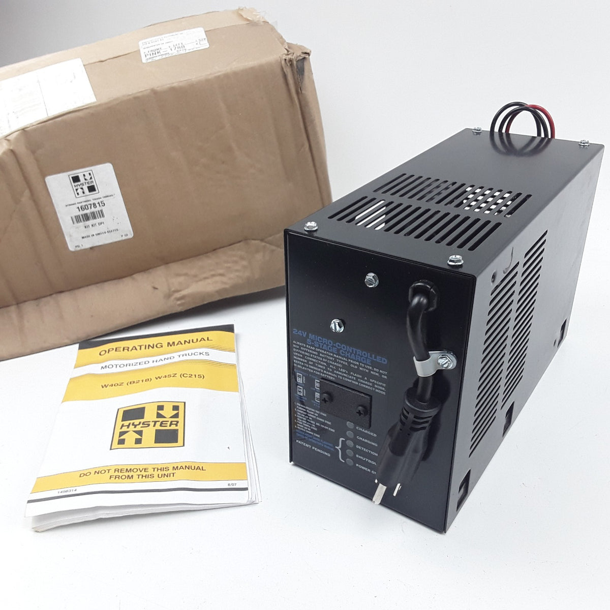 Hyster 1607815 Battery Charger For Hyster Forklift W45Z (C215) W40Z (B218) 24V