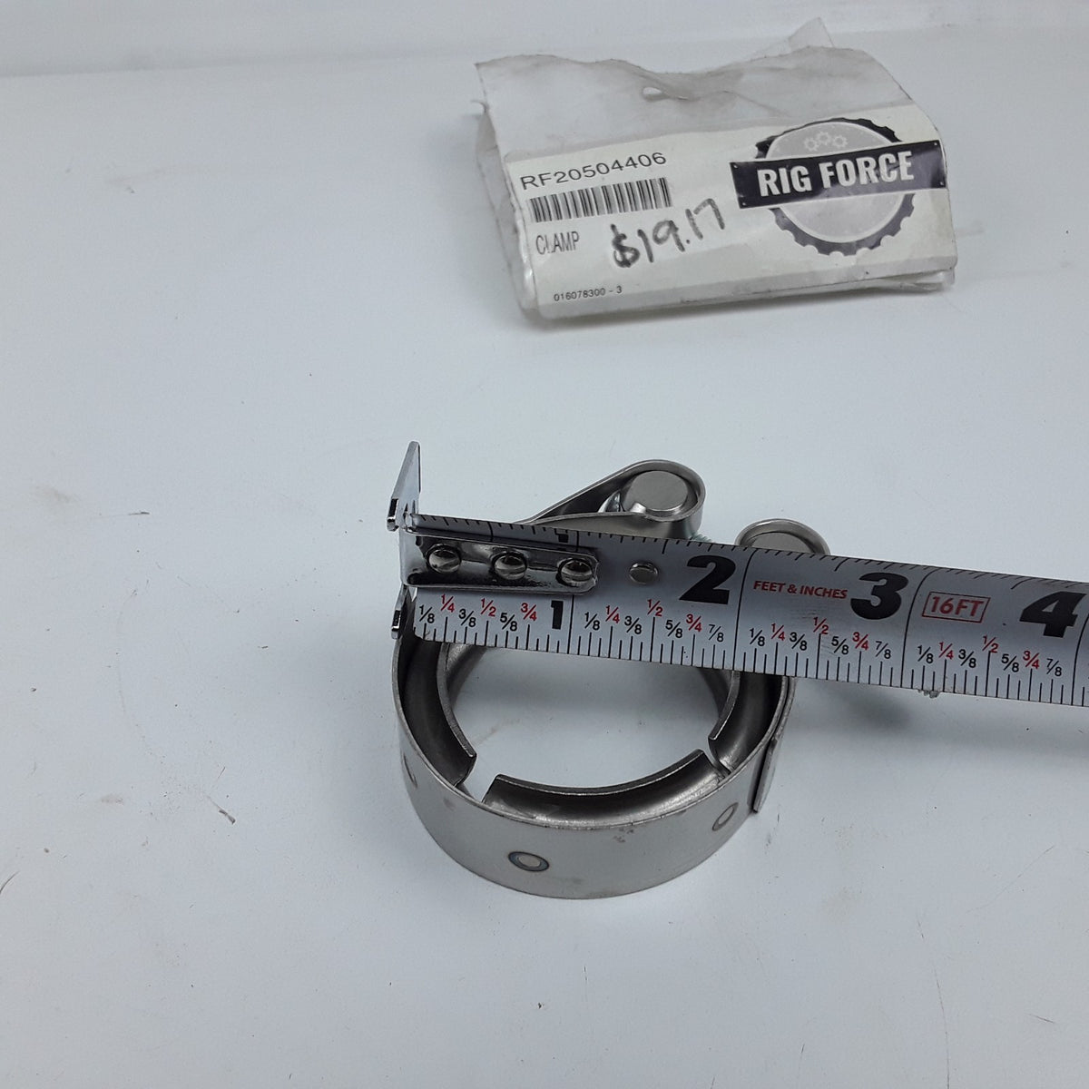 Rig Force 20504406 Exhaust Clamp For Volvo VNM VHD 2003 2004 2005 2006 2007 2008