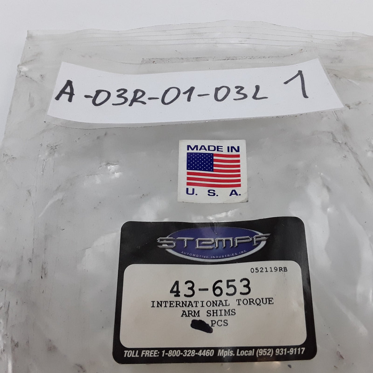 Stempf 43-653 International Torque Arm Shim For Heavy Duty Truck