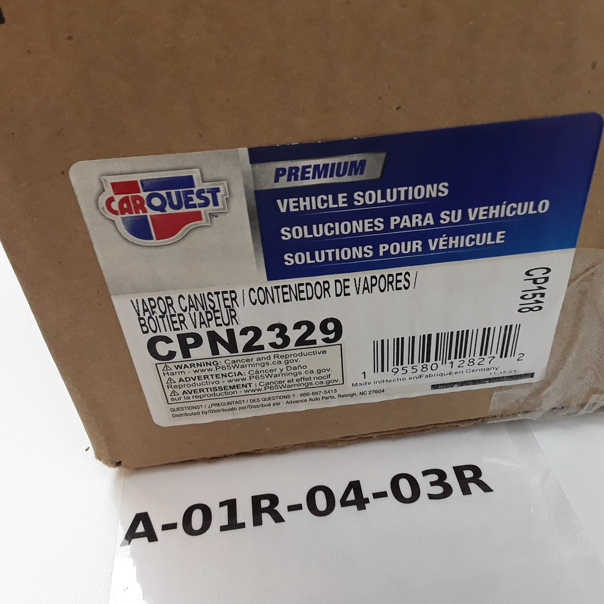 Fuel Vapor Canister Fits Audi S7 RS5 S6 SQ5 RS7 A4 Q5 S5 S4 A5 A6 (2008-2018)