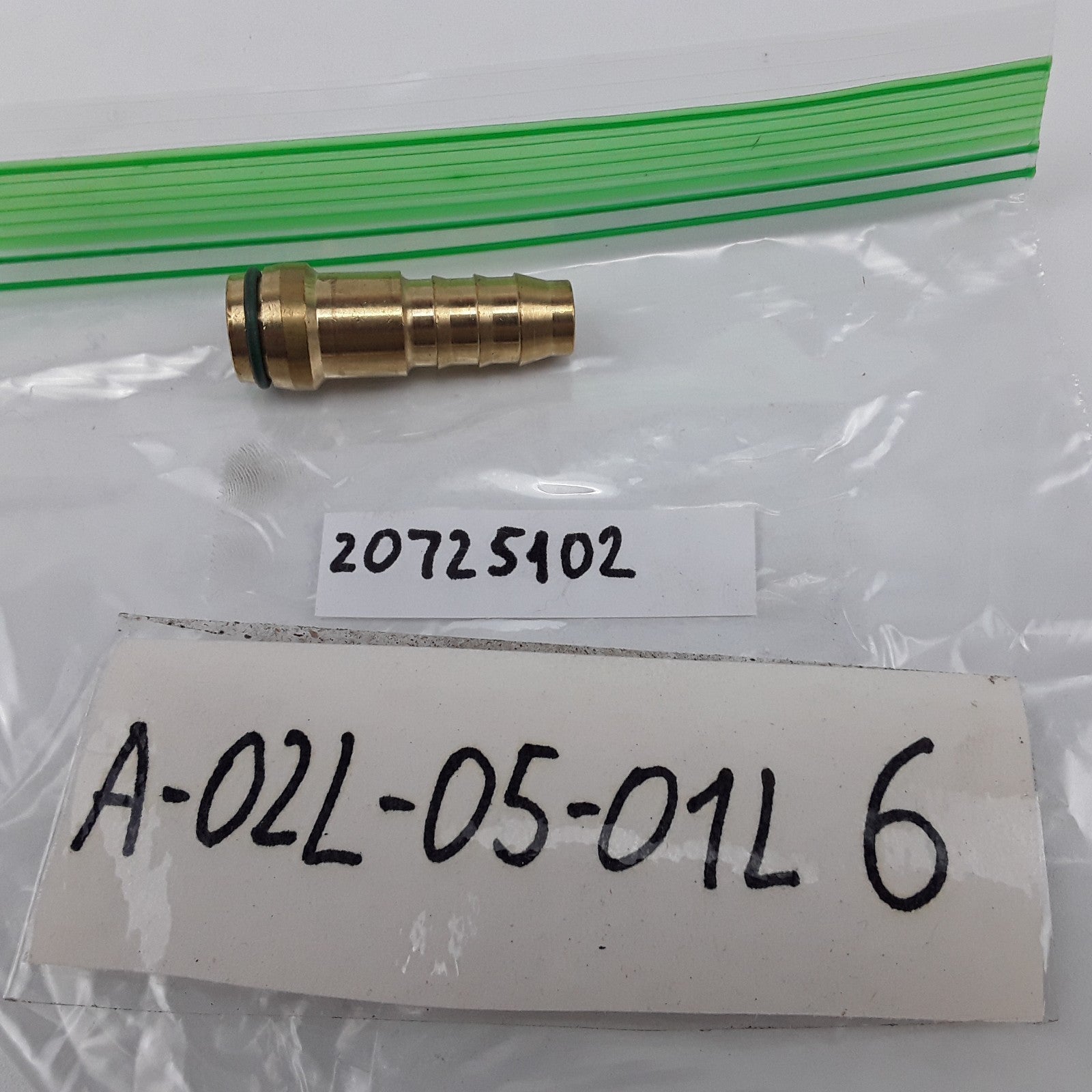 Brass Fuel Line 3/8" 5/8 Male Adapter Fitting Hose For Volvo,Mack Truck