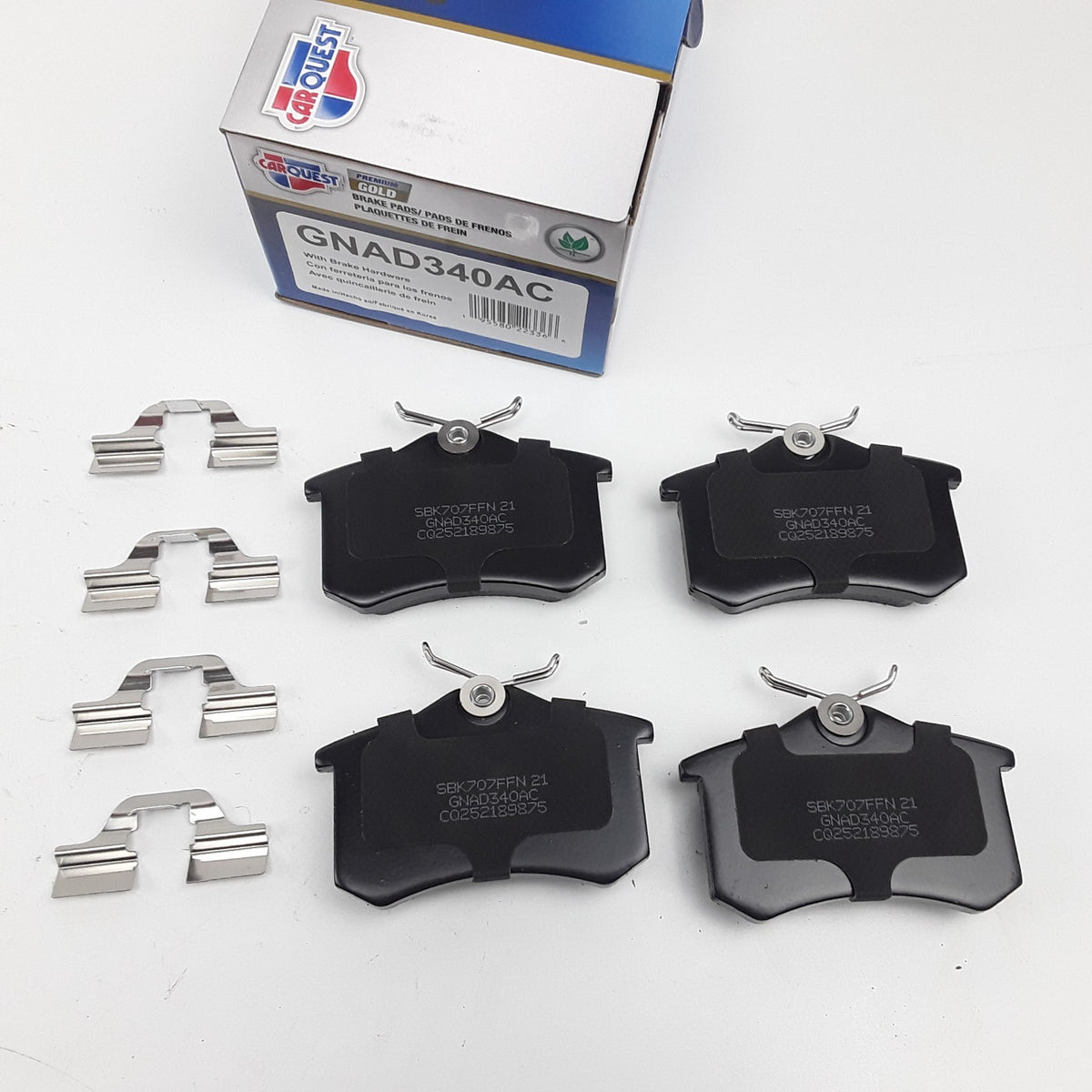 Ceramic Disc Brake Pad Set Fits Peugeot Audi Renault Seat Volkswagen (1989-2017)