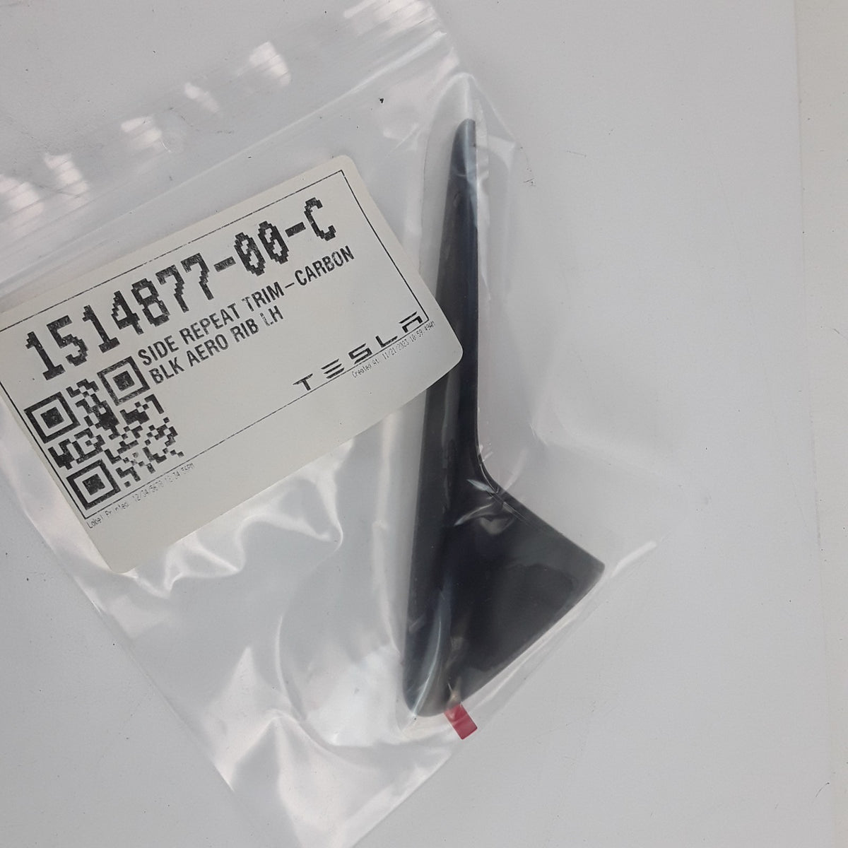 Tesla Model S X 3 Y 2015-2025 Left Side Repeater Carbon Black Aero 1514877-00-C