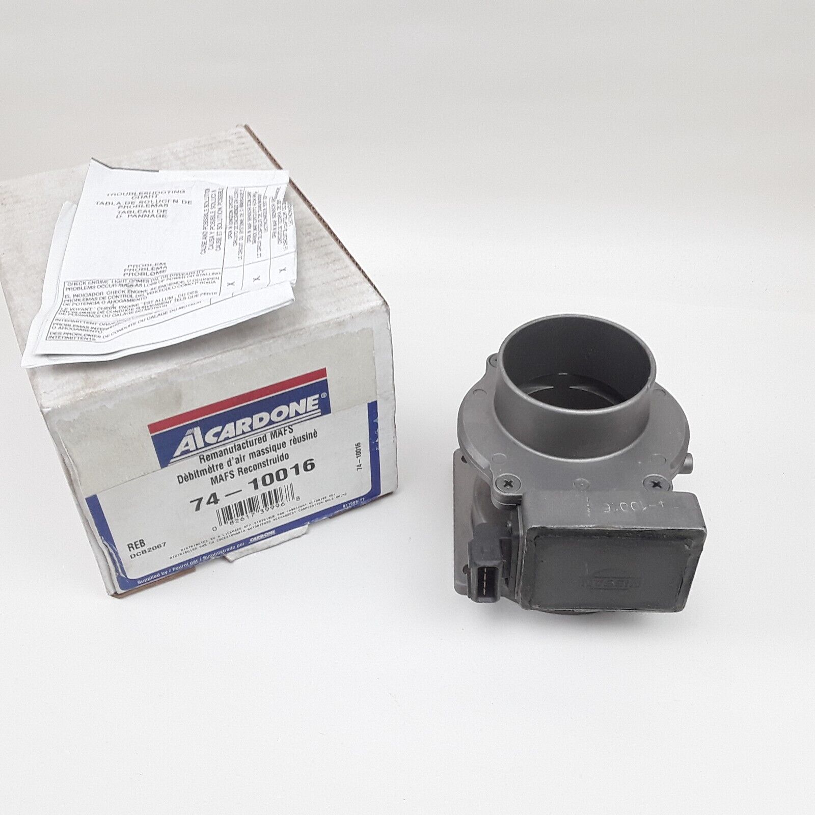 Cardone 74-10016 Mass Air Flow Sensor Gray Plastic For Nissan Altima 1993-1995