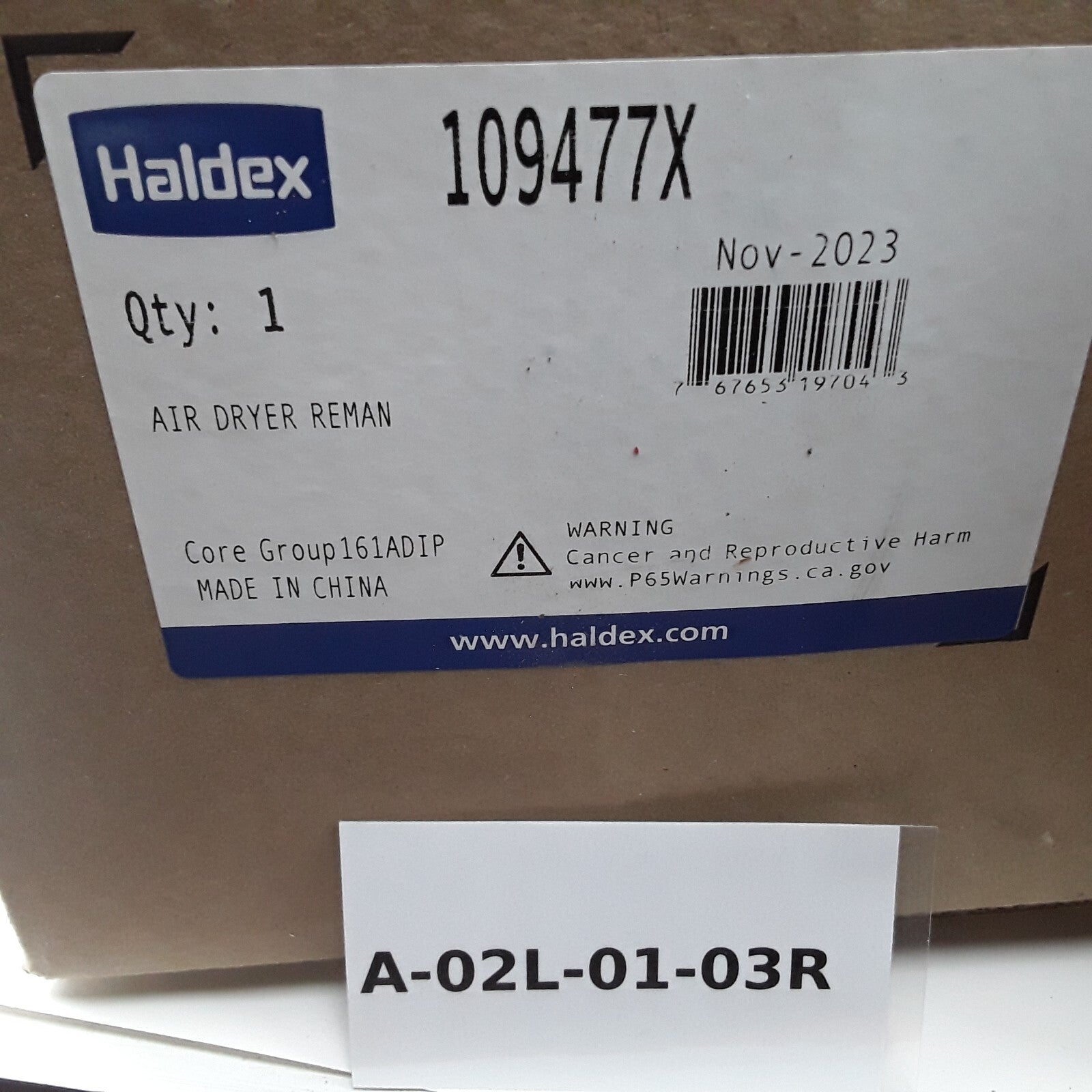Haldex 109477X Air Brake Dryer Valve Assembly Heavy Duty High Performance